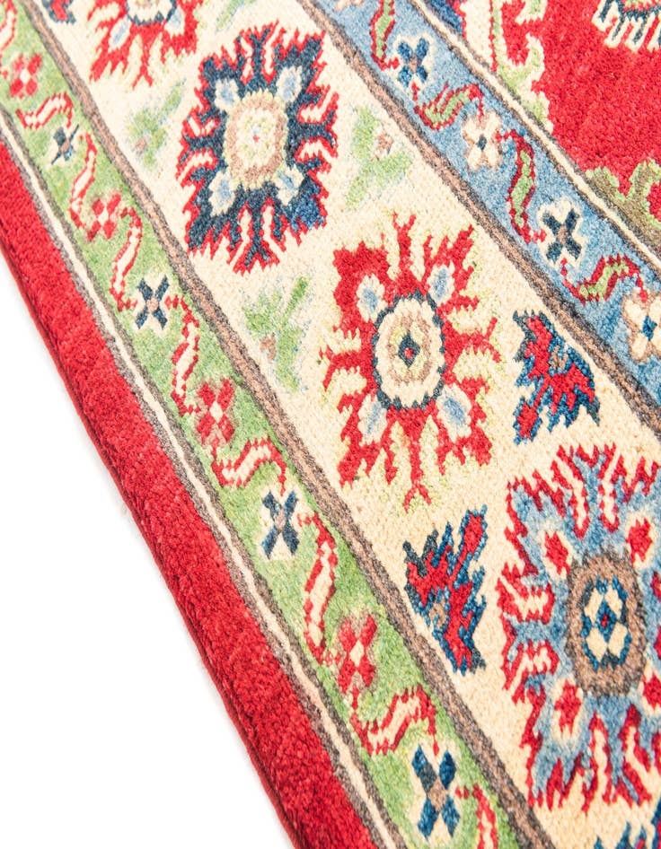 Detail image of  5' 1 x 7'  Hand Knotted Kazak Rug