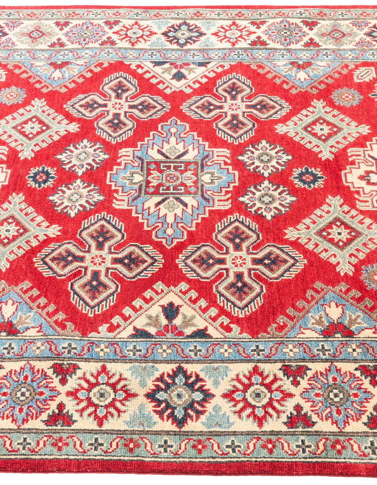 Detail image of  5' x 6' 8  Hand Knotted Kazak Rug