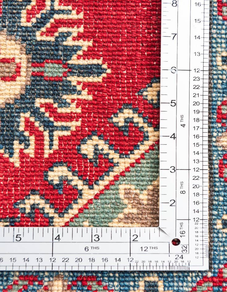 Detail image of  5' x 6' 8  Hand Knotted Kazak Rug