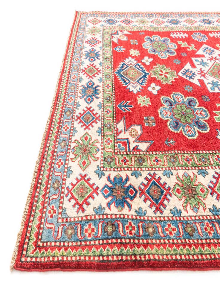 Detail image of  5' 1 x 7' 1  Hand Knotted Kazak Rug
