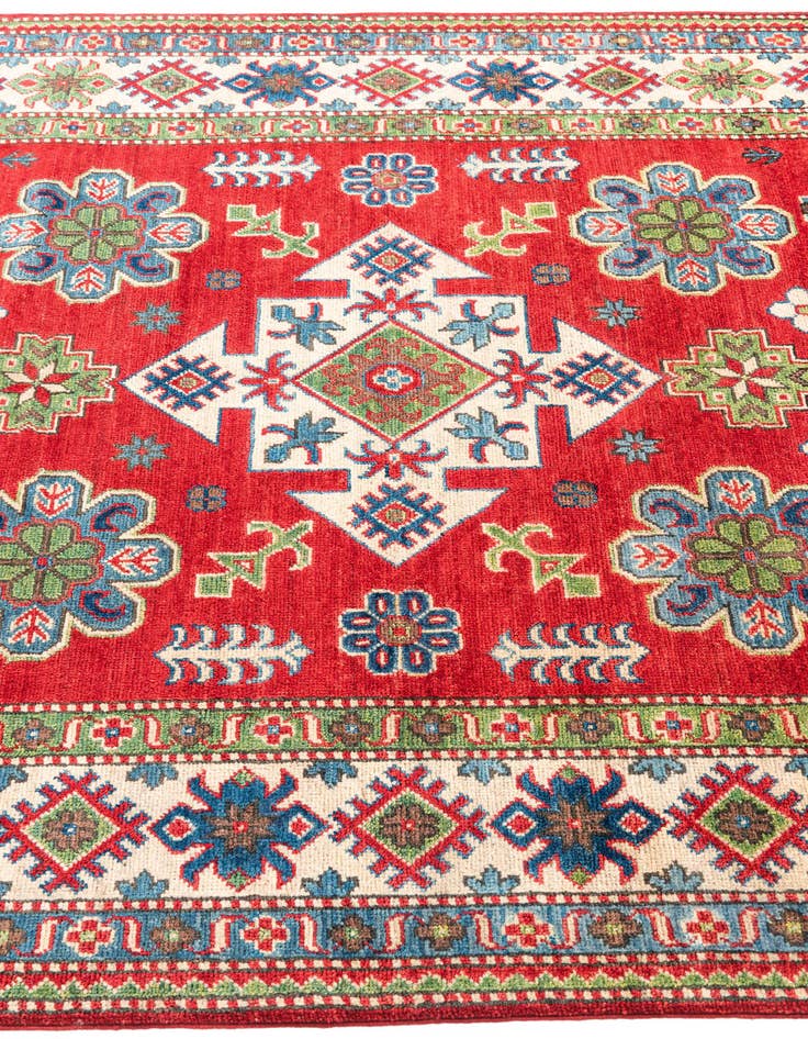 Detail image of  5' 1 x 7' 1  Hand Knotted Kazak Rug