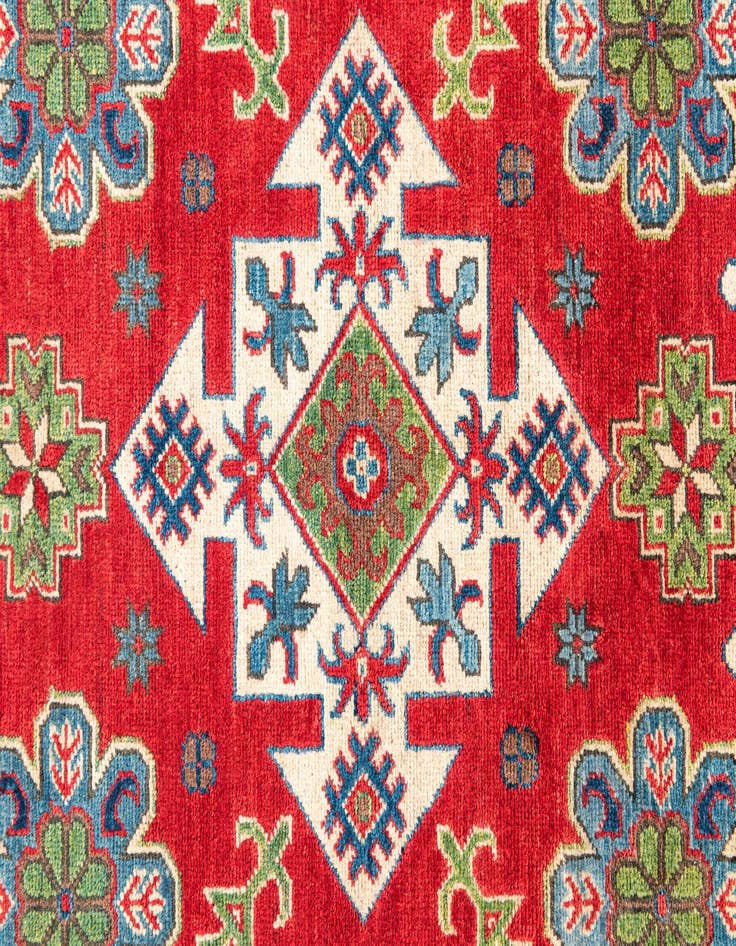 Detail image of  5' 1 x 7' 1  Hand Knotted Kazak Rug