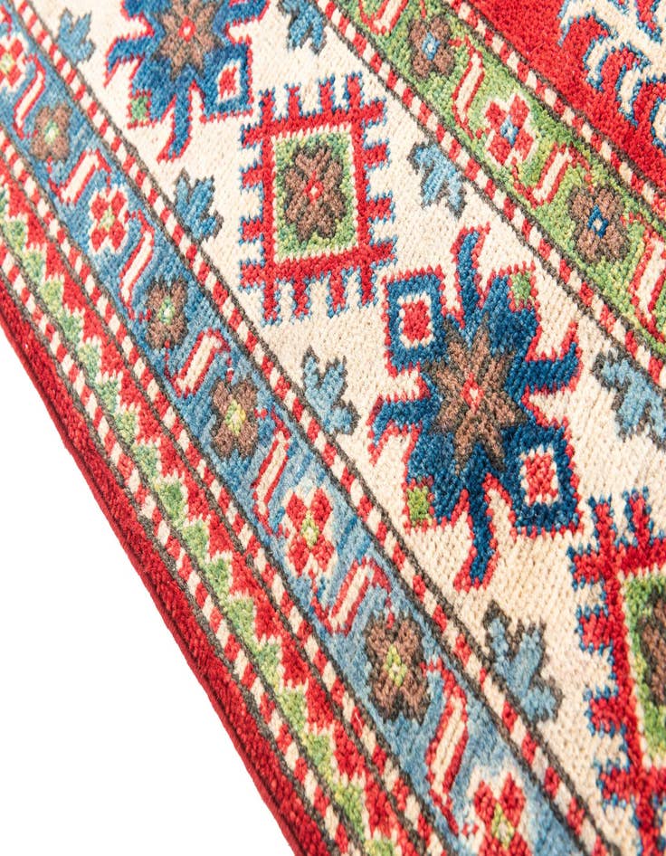 Detail image of  5' 1 x 7' 1  Hand Knotted Kazak Rug