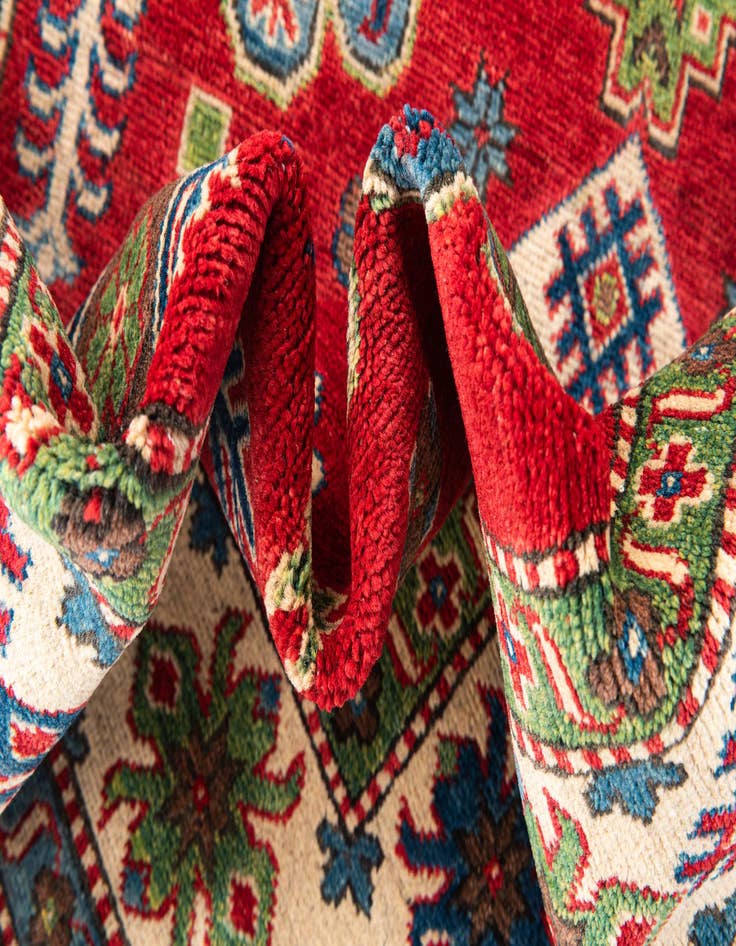 Detail image of  5' 1 x 7' 1  Hand Knotted Kazak Rug