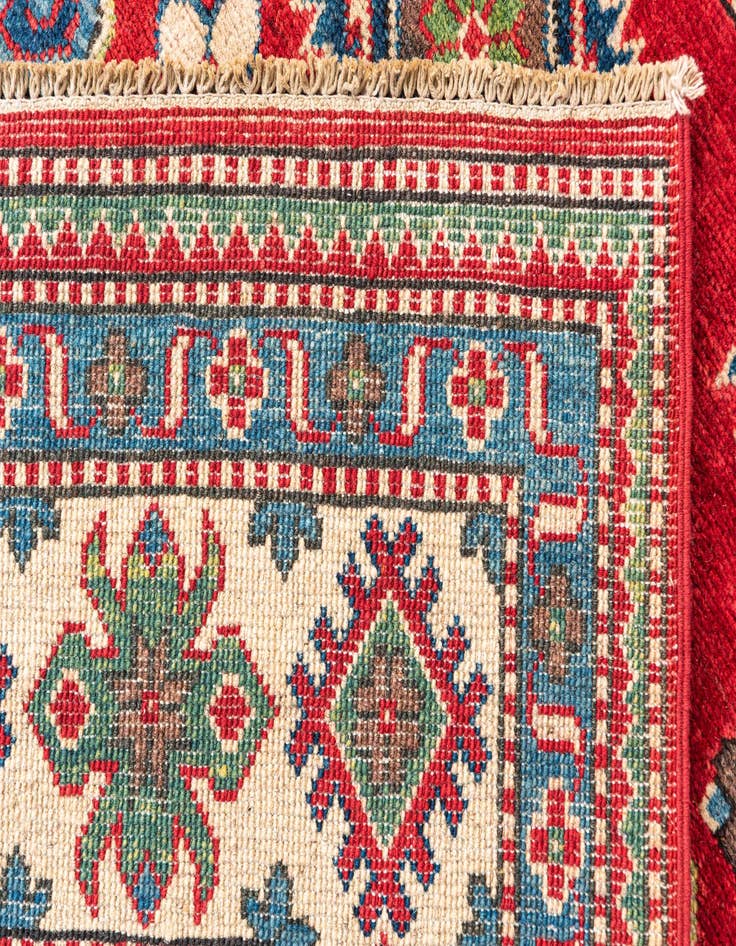 Detail image of  5' 1 x 7' 1  Hand Knotted Kazak Rug