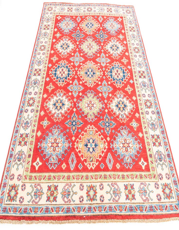 Detail image of  5' 1 x 6' 10  Hand Knotted Kazak Rug