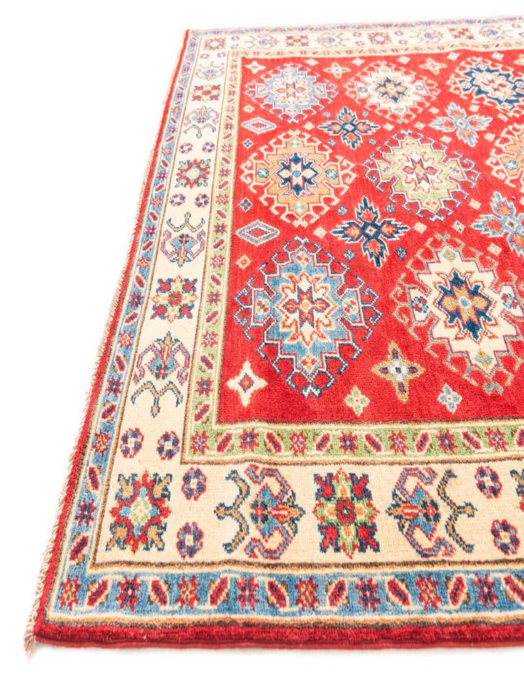 Detail image of  5' 1 x 6' 10  Hand Knotted Kazak Rug