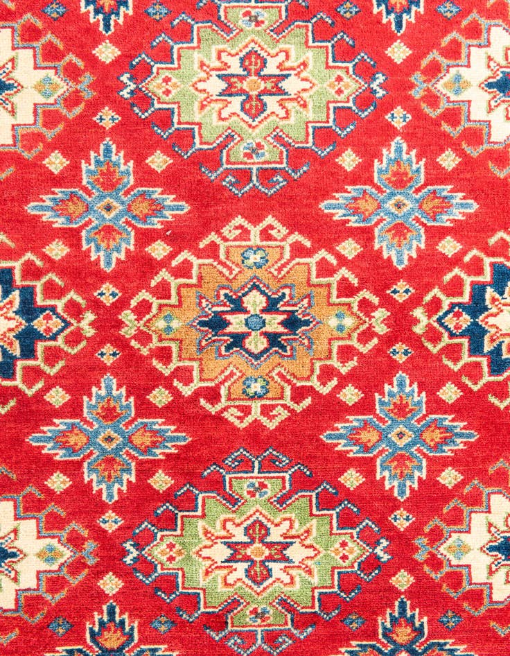Detail image of  5' 1 x 6' 10  Hand Knotted Kazak Rug