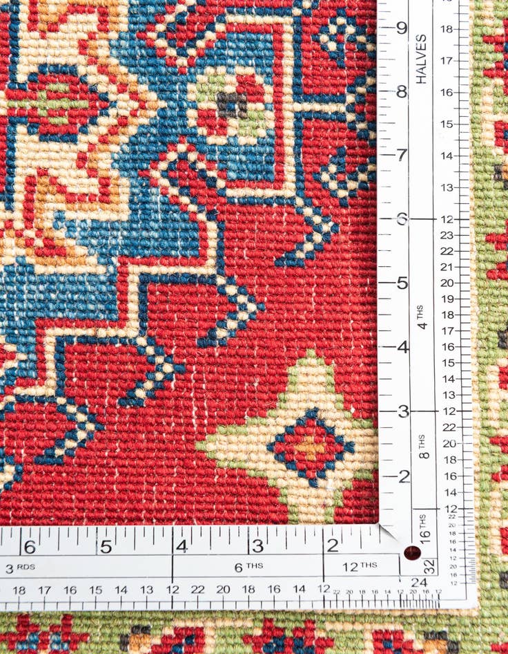 Detail image of  5' 1 x 6' 10  Hand Knotted Kazak Rug