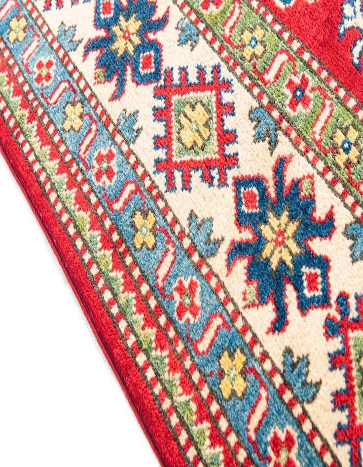 Detail image of  5' x 6' 8  Hand Knotted Kazak Rug