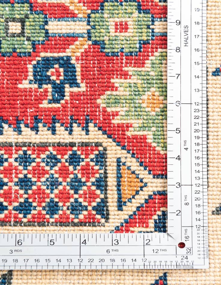 Detail image of  4' 10 x 7' 7  Hand Knotted Kazak Rug