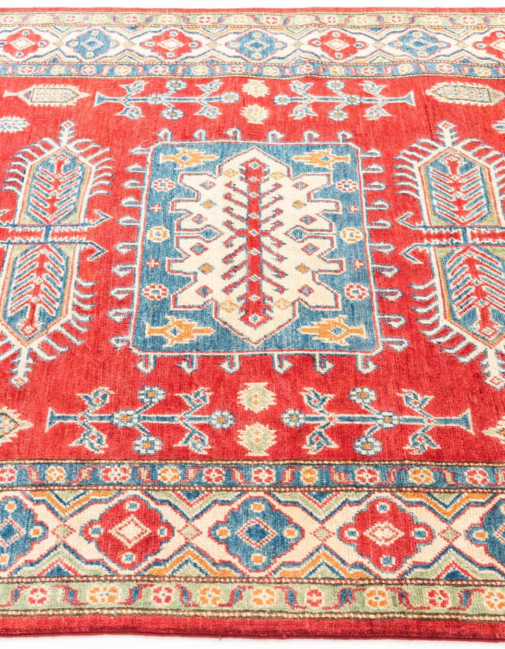 Detail image of  5' x 7' 1  Hand Knotted Kazak Rug