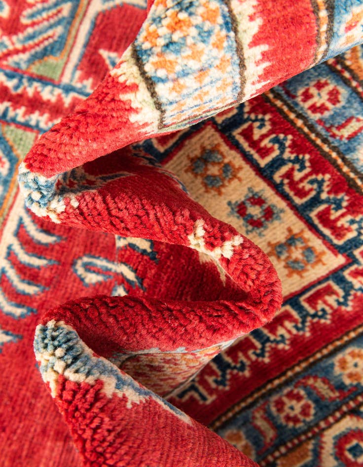 Detail image of  5' x 7' 1  Hand Knotted Kazak Rug