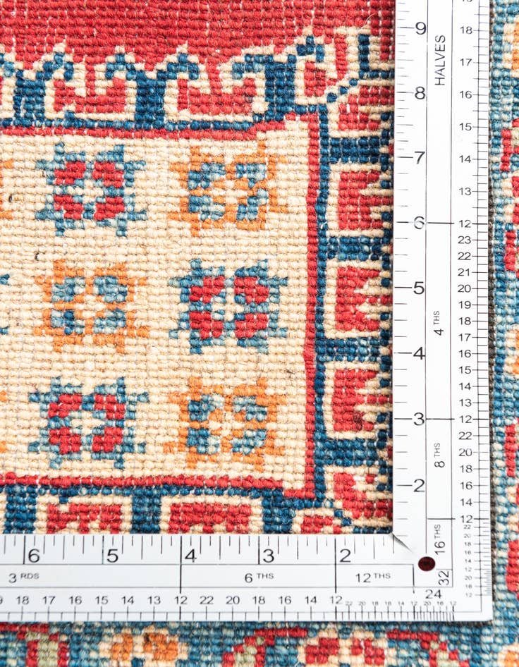 Detail image of  5' x 7' 1  Hand Knotted Kazak Rug