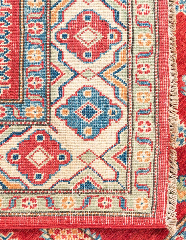 Detail image of  5' x 7' 1  Hand Knotted Kazak Rug