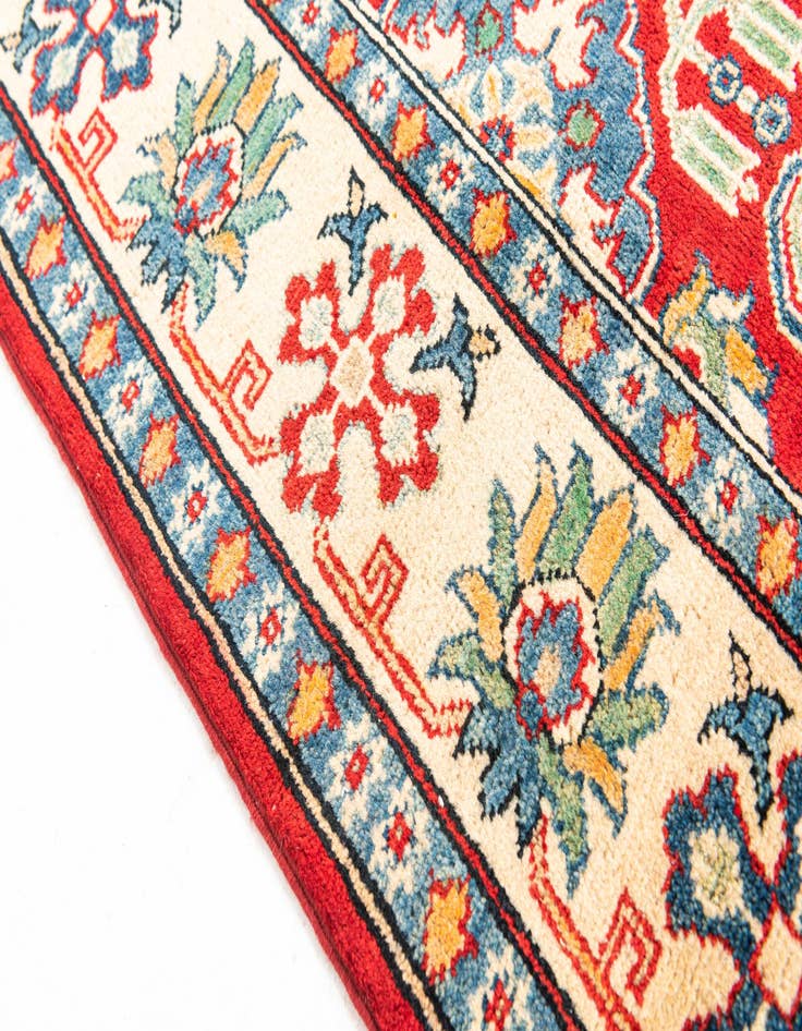 Detail image of  4' 10 x 6' 8  Hand Knotted Kazak Rug