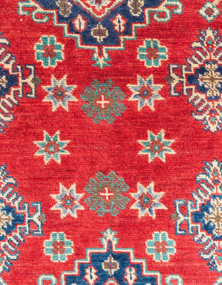 Detail image of  3' 4 x 5'  Hand Knotted Kazak Rug