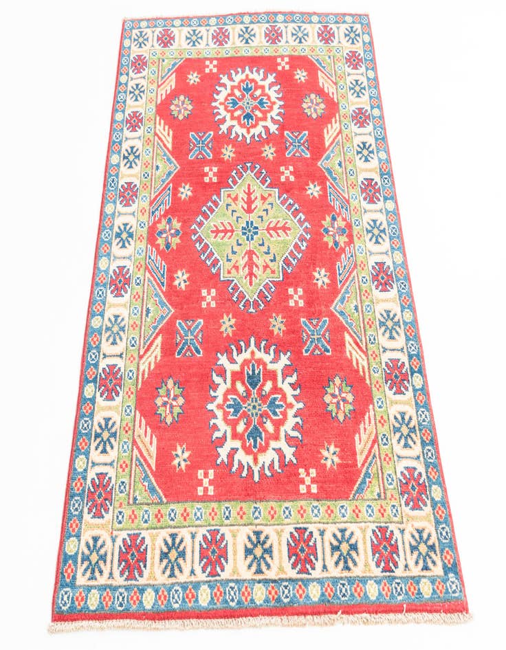 Detail image of  3' 3 x 5'  Hand Knotted Kazak Rug