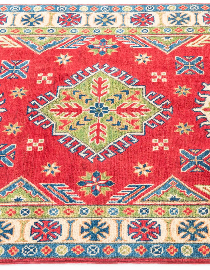 Detail image of  3' 3 x 5'  Hand Knotted Kazak Rug