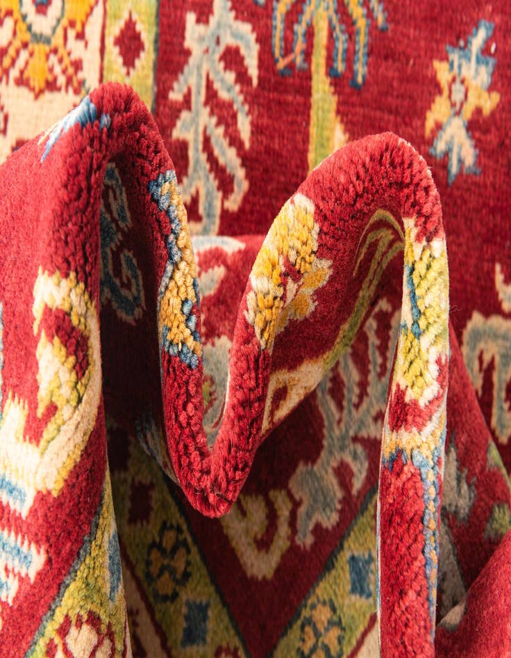 Detail image of  3' 4 x 5'  Hand Knotted Kazak Rug