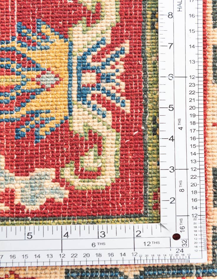 Detail image of  3' 4 x 5'  Hand Knotted Kazak Rug