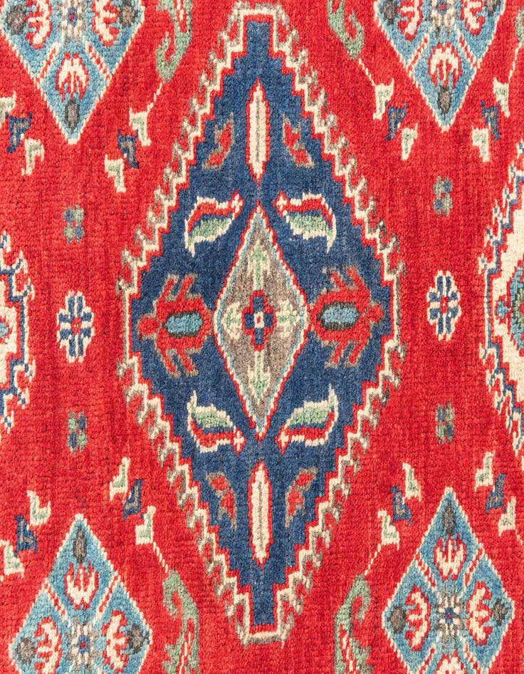 Detail image of  3' 3 x 5'  Hand Knotted Kazak Rug