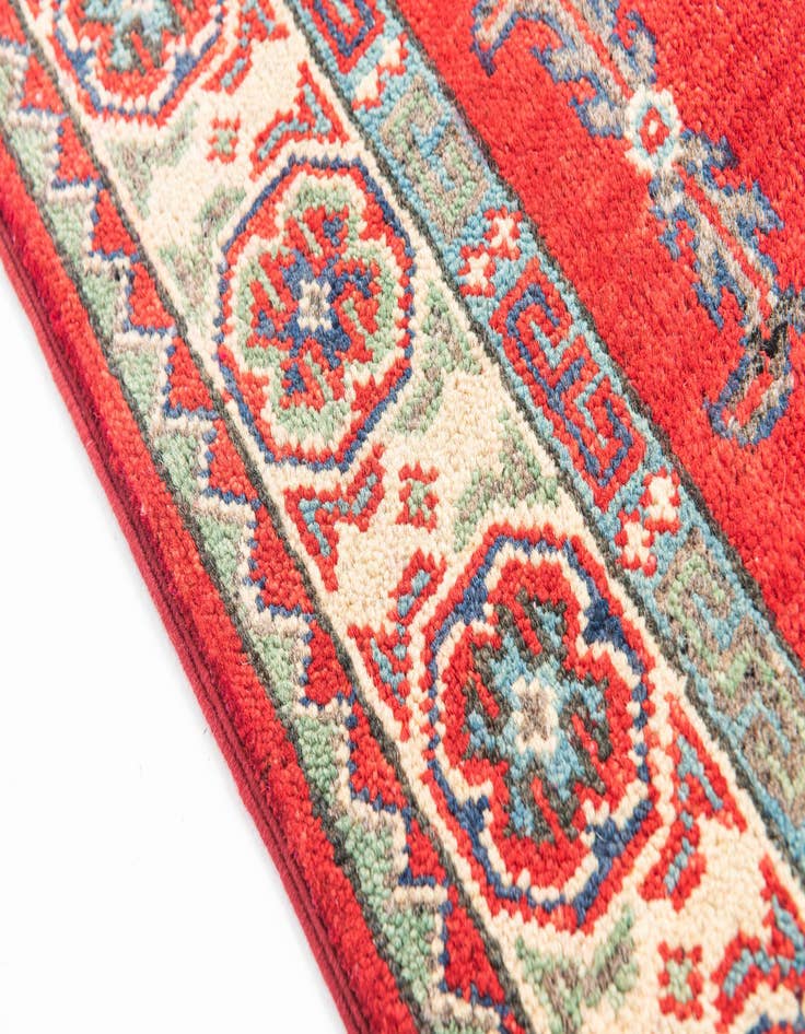 Detail image of  3' 3 x 5'  Hand Knotted Kazak Rug