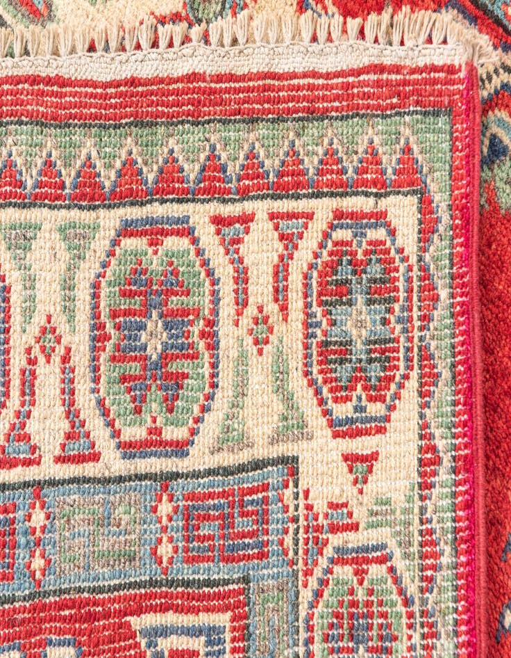 Detail image of  3' 3 x 5'  Hand Knotted Kazak Rug