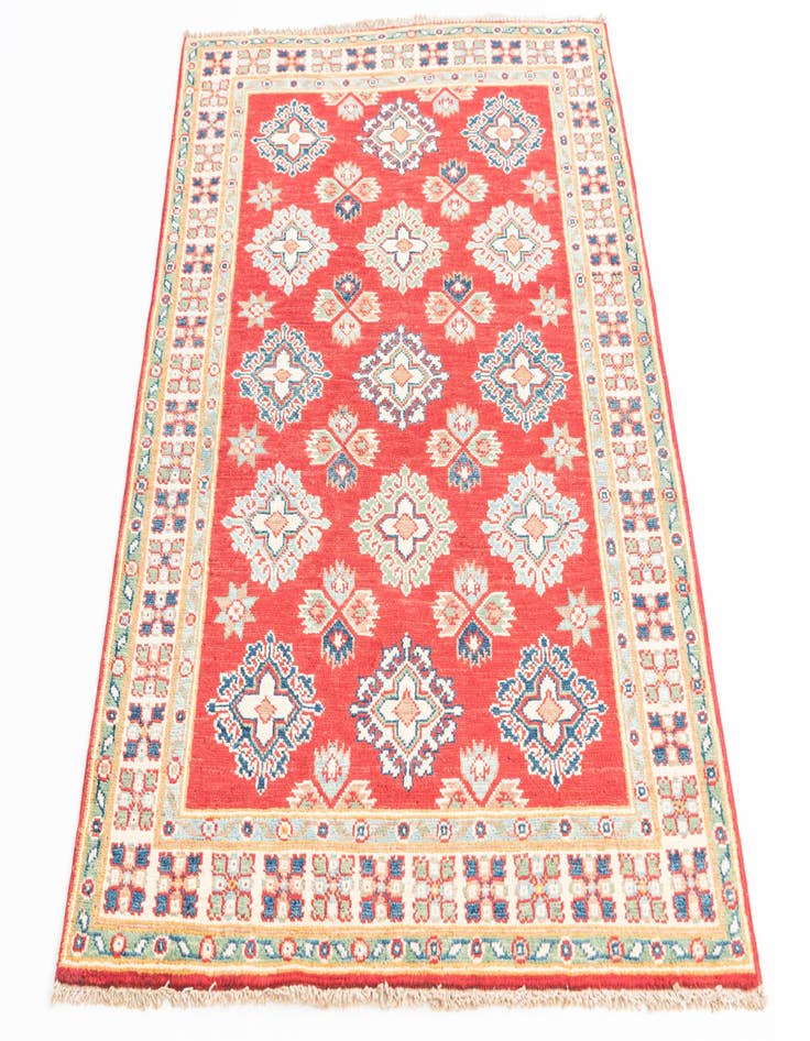 Detail image of  3' 3 x 4' 9  Hand Knotted Kazak Rug