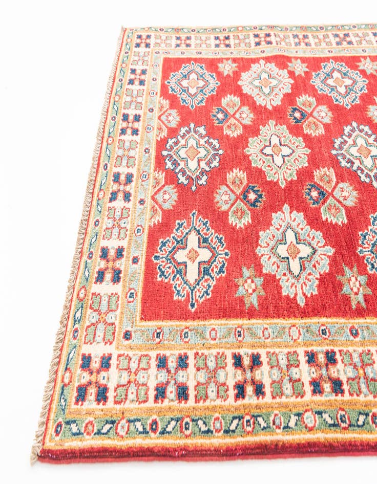 Detail image of  3' 3 x 4' 9  Hand Knotted Kazak Rug