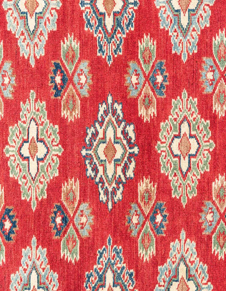Detail image of  3' 3 x 4' 9  Hand Knotted Kazak Rug