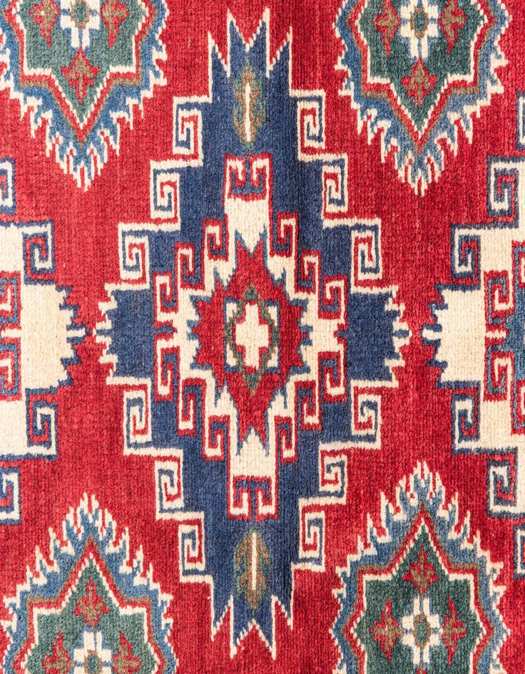 Detail image of  3' 2 x 5'  Hand Knotted Kazak Rug