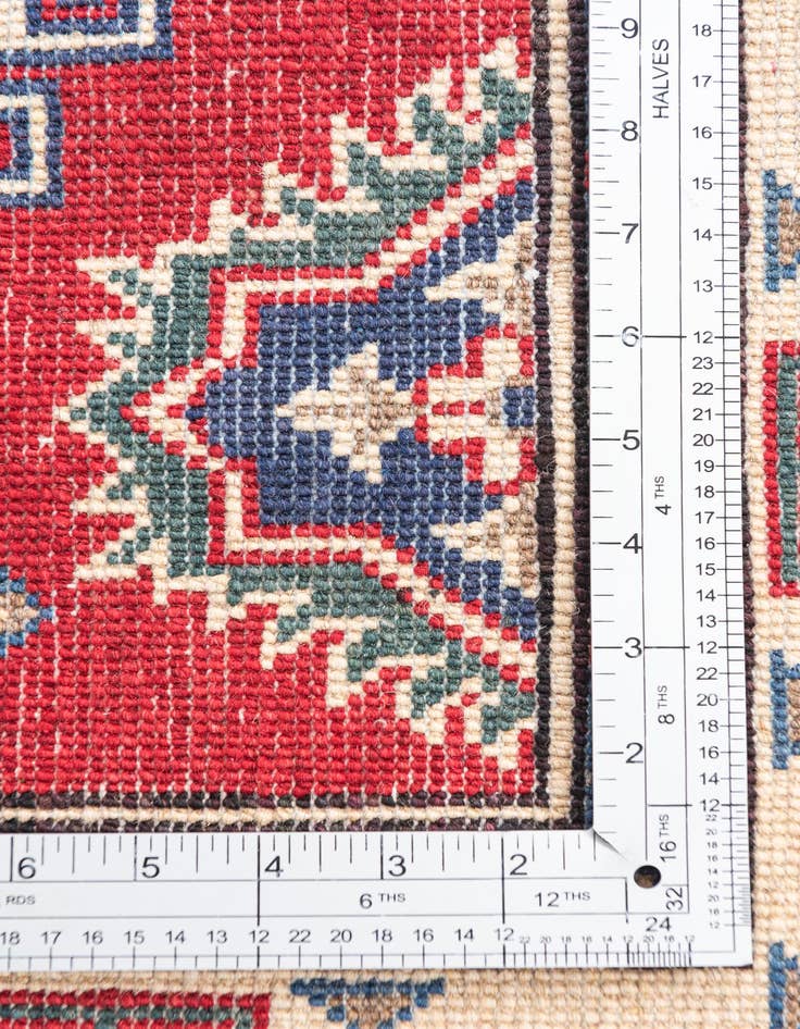 Detail image of  3' 2 x 5'  Hand Knotted Kazak Rug