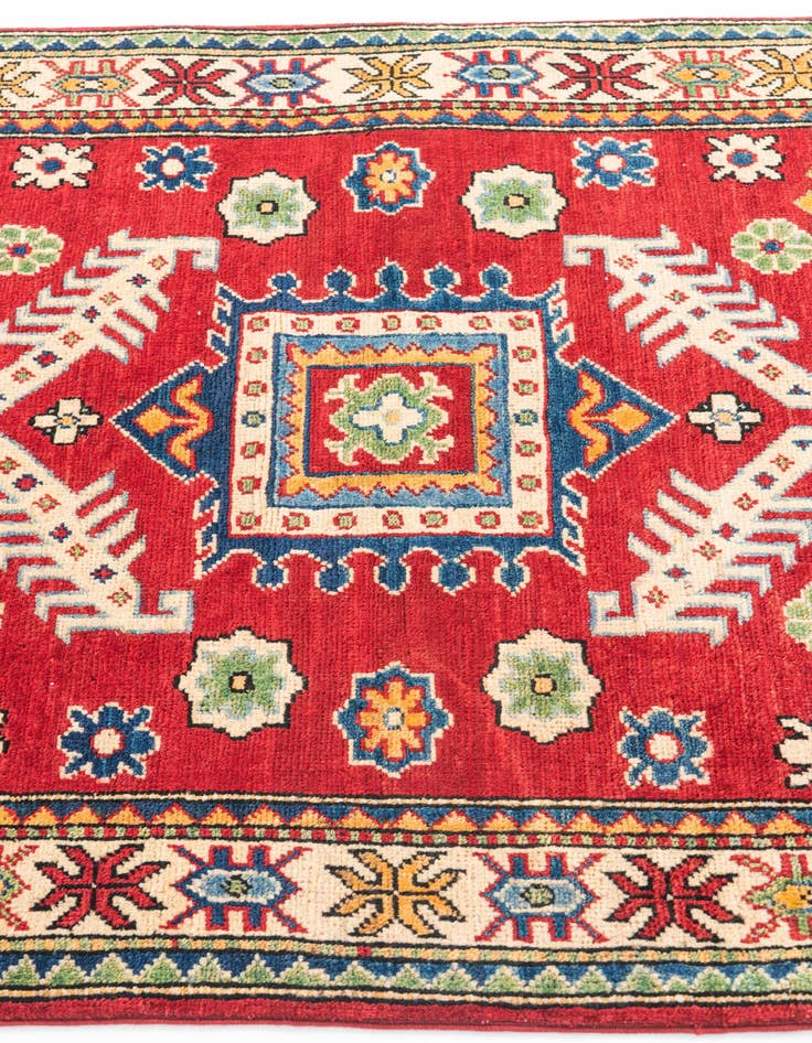 Detail image of  3' 3 x 5'  Hand Knotted Kazak Rug