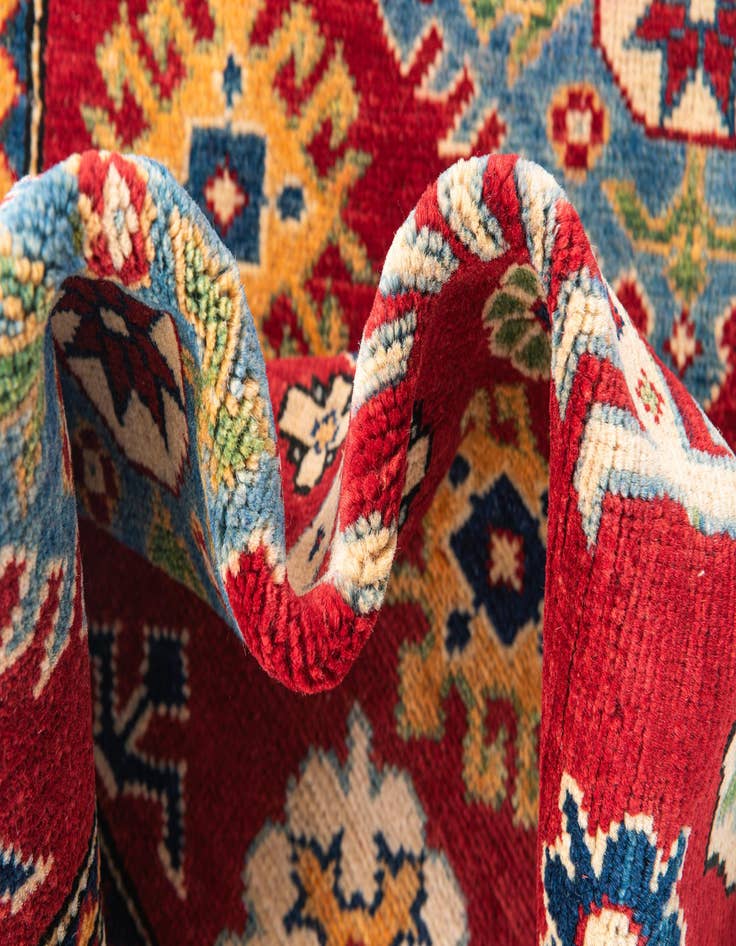 Detail image of  3' 3 x 5'  Hand Knotted Kazak Rug