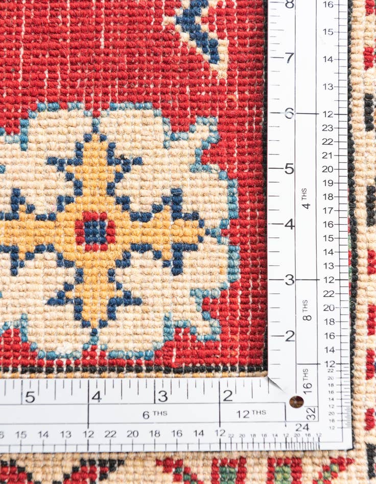 Detail image of  3' 3 x 5'  Hand Knotted Kazak Rug