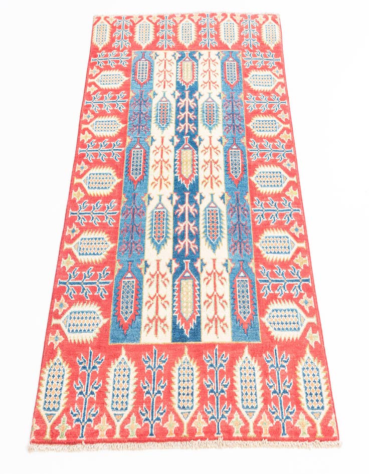 Detail image of  3' 4 x 5' 1  Hand Knotted Kazak Rug