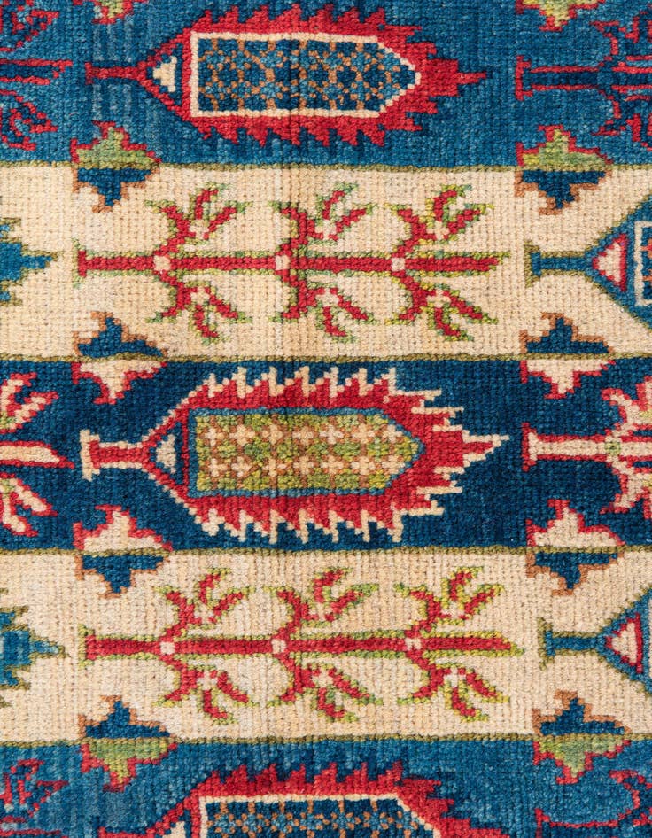 Detail image of  3' 4 x 5' 1  Hand Knotted Kazak Rug