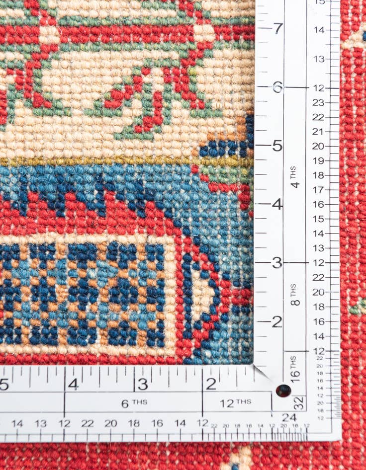 Detail image of  3' 4 x 5' 1  Hand Knotted Kazak Rug