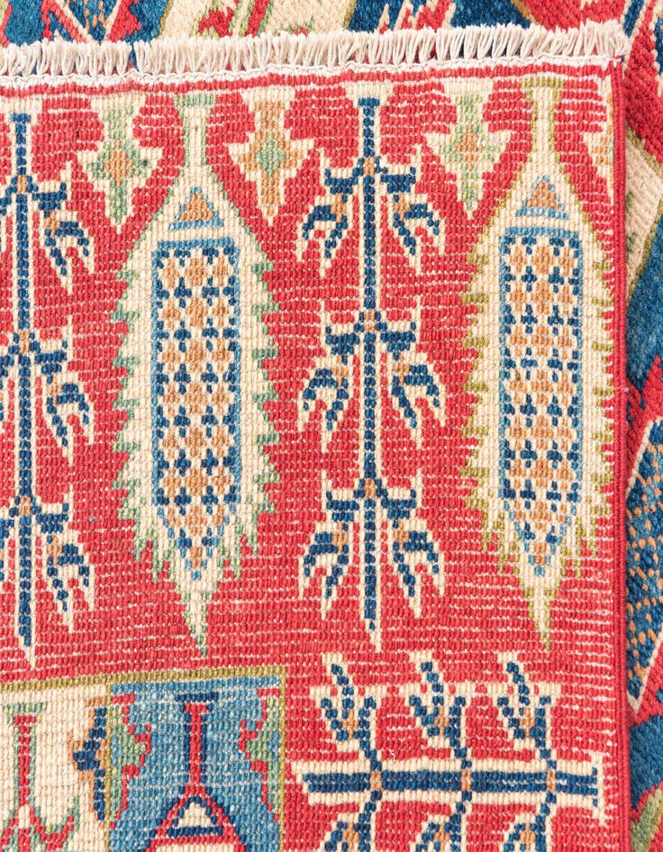 Detail image of  3' 4 x 5' 1  Hand Knotted Kazak Rug