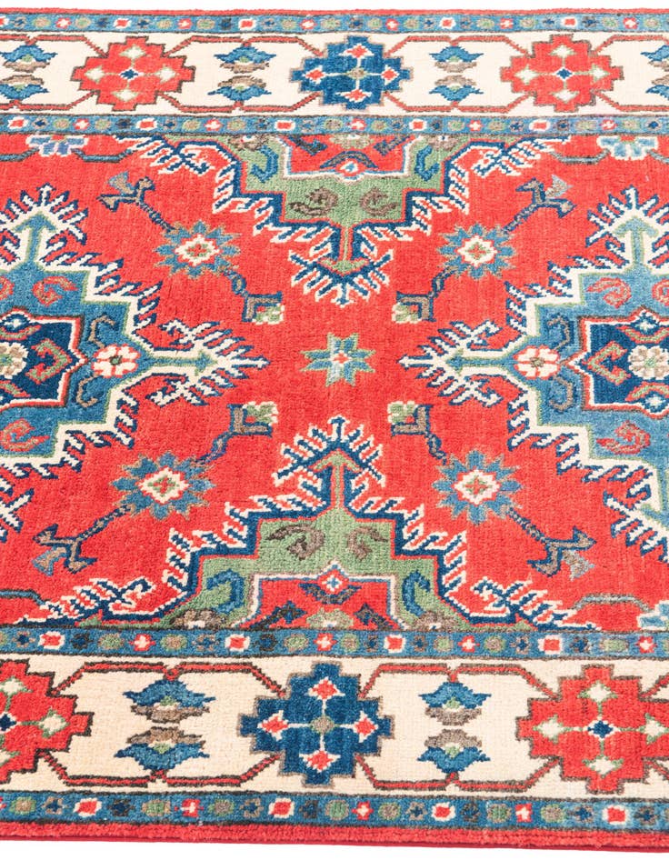 Detail image of  3' 3 x 5'  Hand Knotted Kazak Rug
