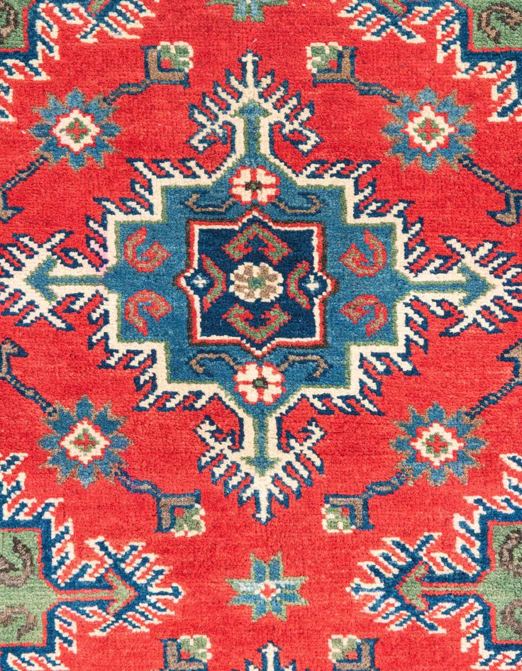 Detail image of  3' 3 x 5'  Hand Knotted Kazak Rug