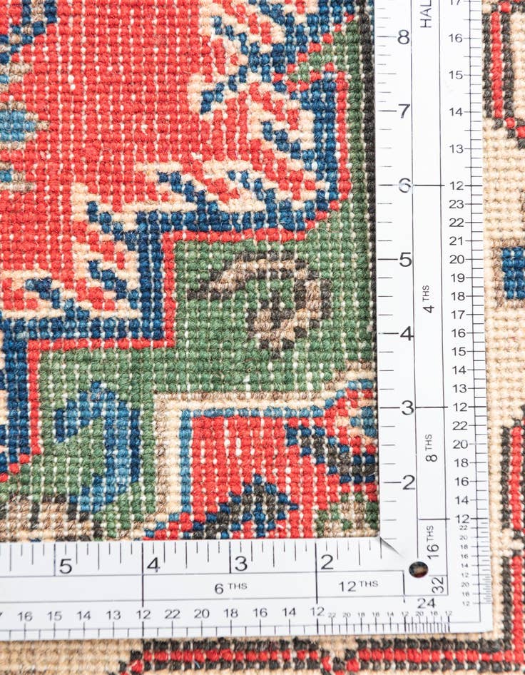 Detail image of  3' 3 x 5'  Hand Knotted Kazak Rug