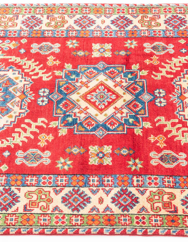 Detail image of  3' 3 x 5'  Hand Knotted Kazak Rug