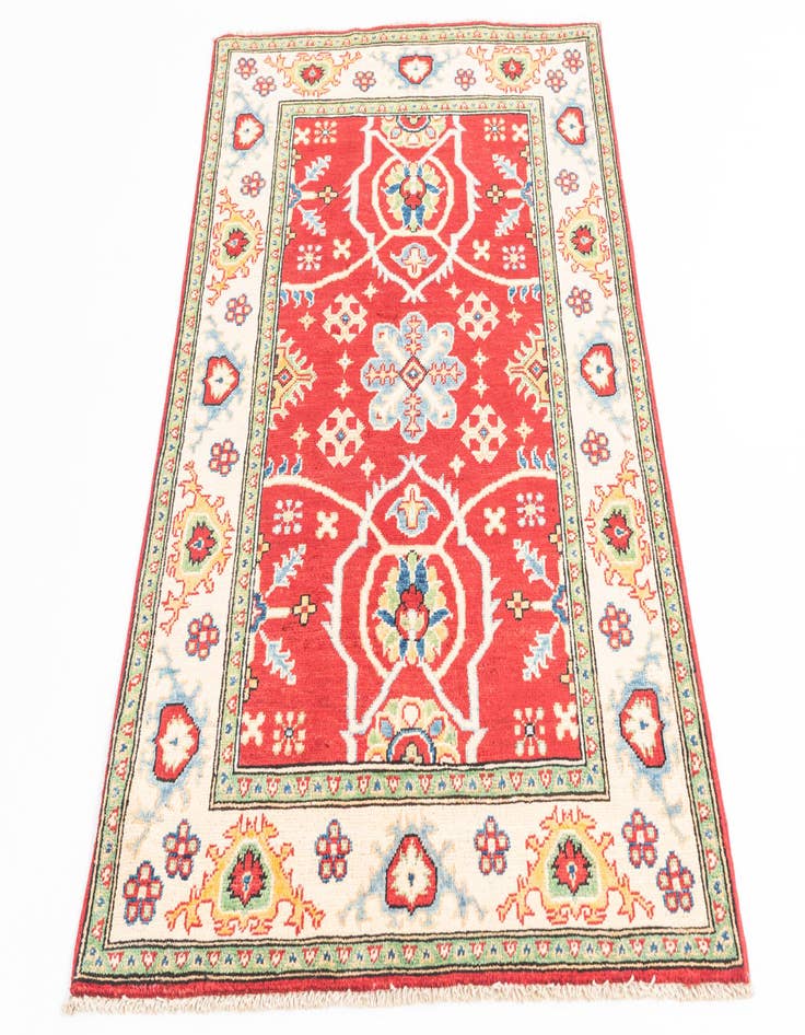 Detail image of  3' 2 x 5'  Hand Knotted Kazak Rug