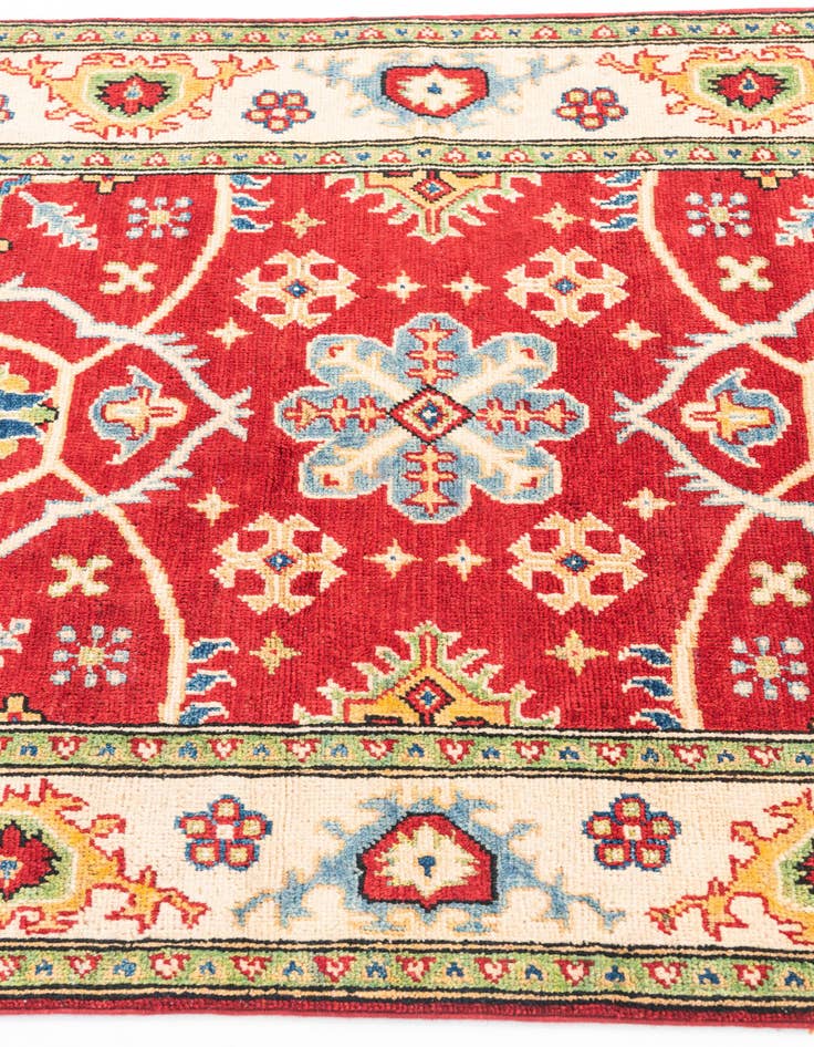 Detail image of  3' 2 x 5'  Hand Knotted Kazak Rug