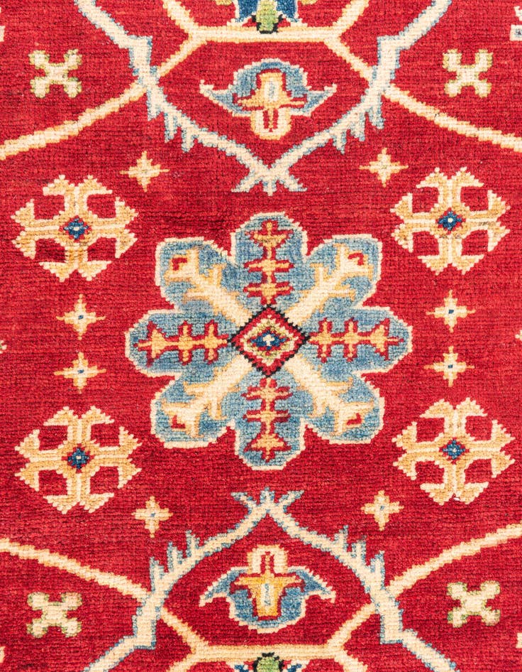Detail image of  3' 2 x 5'  Hand Knotted Kazak Rug