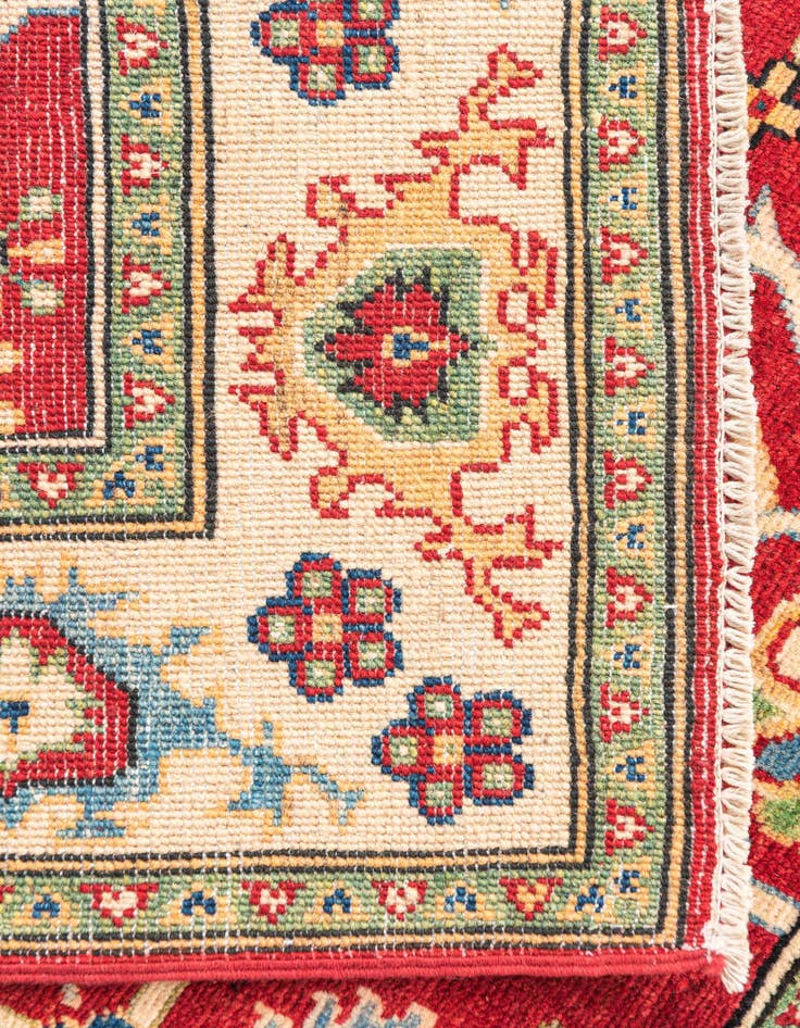 Detail image of  3' 2 x 5'  Hand Knotted Kazak Rug