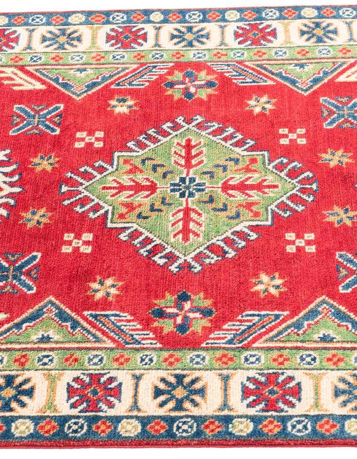 Detail image of  3' 2 x 5'  Hand Knotted Kazak Rug