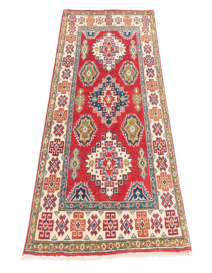 Detail image of  3' 2 x 5' 1  Hand Knotted Kazak Rug